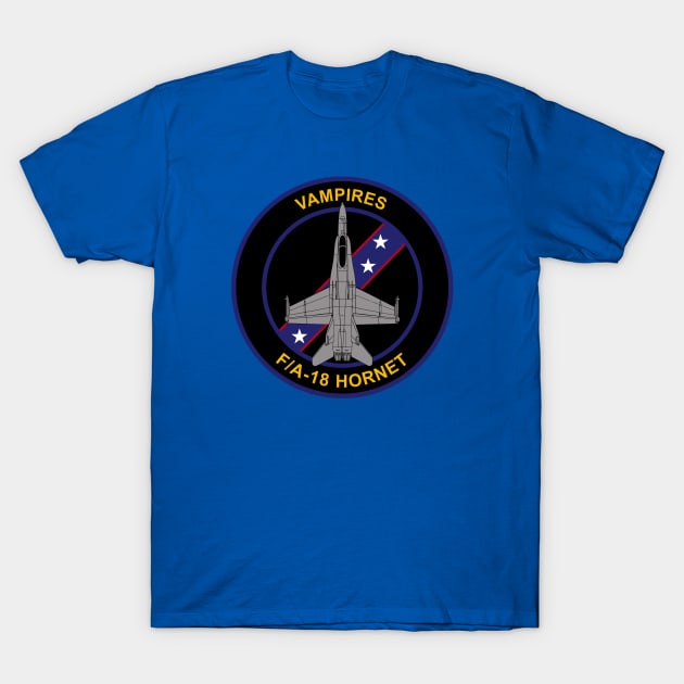 F/A-18 Hornet Vampires Squadron T-Shirt by TCP